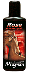 Rosen-Massageöl - 200 ml Flasche der besänftigende Duft